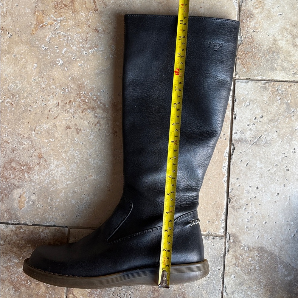 Dr. Martens Black Leather Moto Boots UK7 - Picture 11 of 13